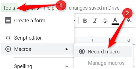 Hướng dẫn cách tự động hóa Google Sheets bằng Macro